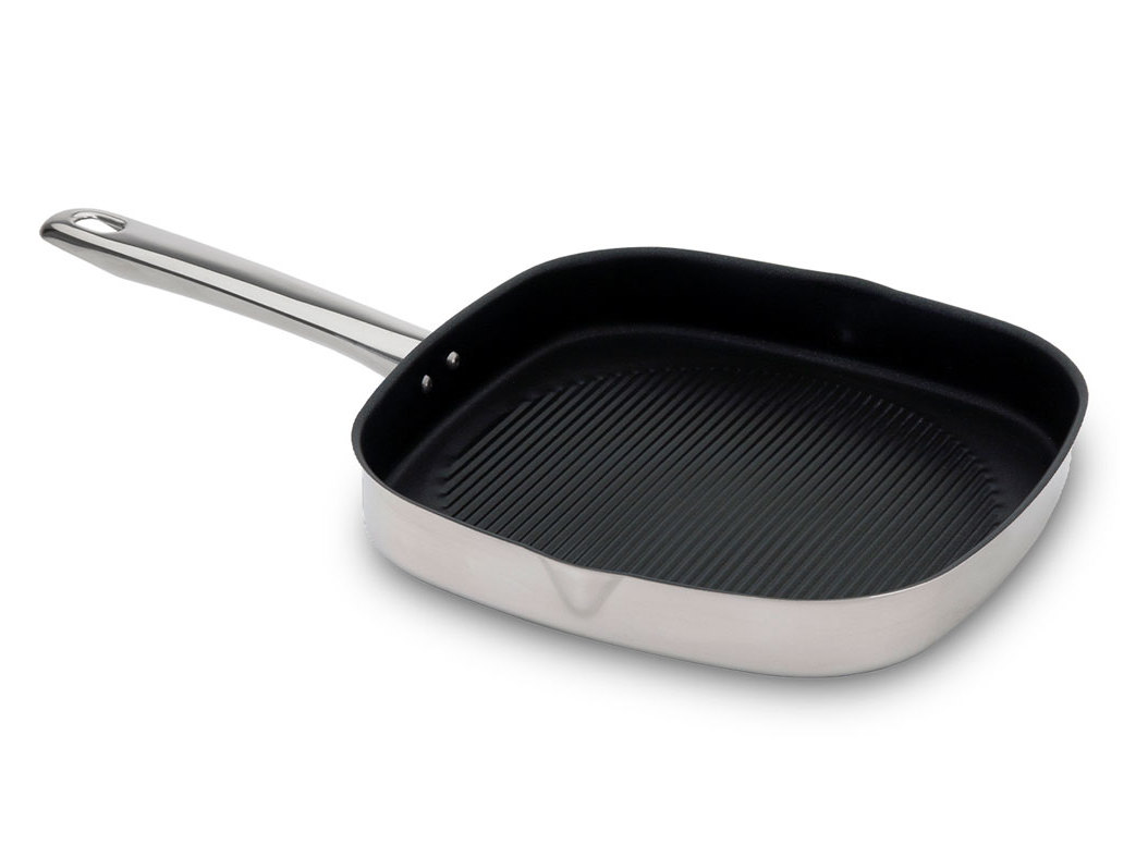 GRELHADOR CLASSIC SILAMPOS QUADRADO ANTIADERENTE 27CM