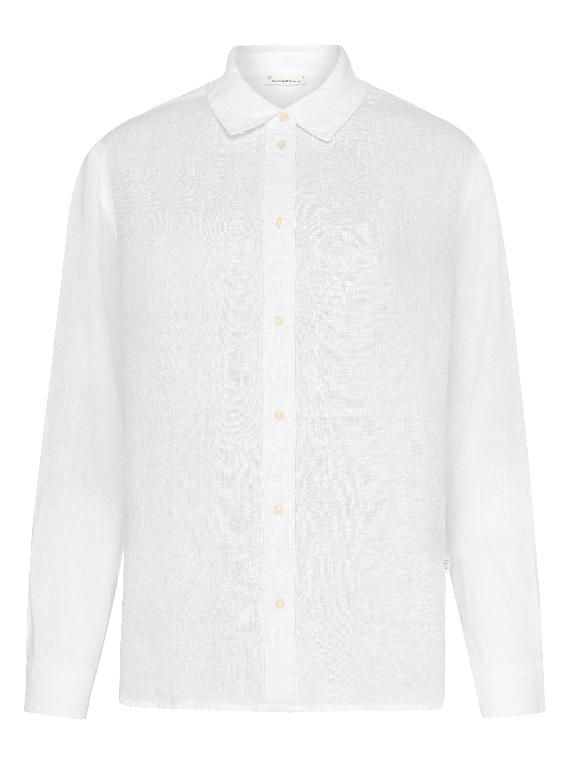 Loose Linen Long Sleeved Shirt W