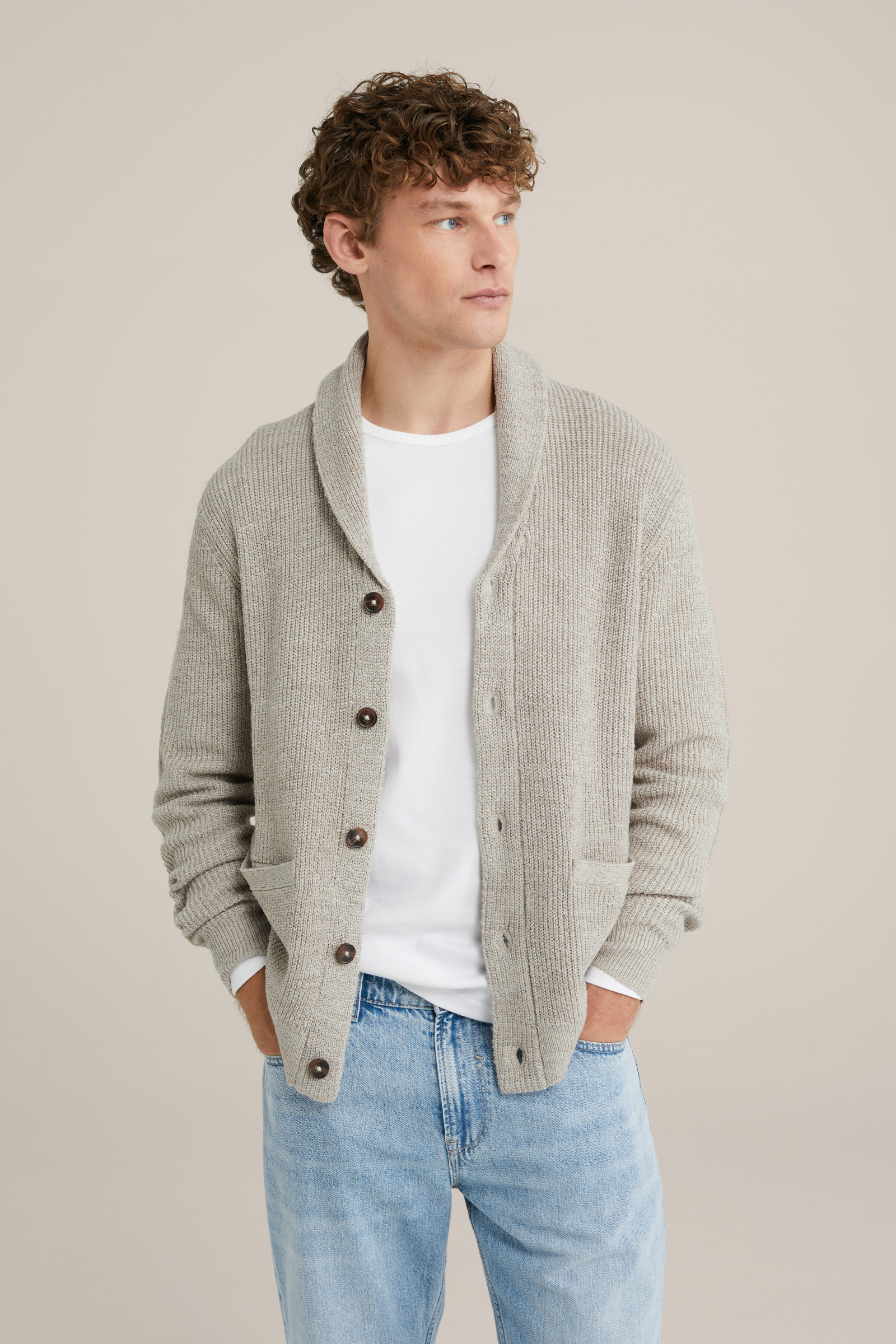 vest WE Fashion Beige