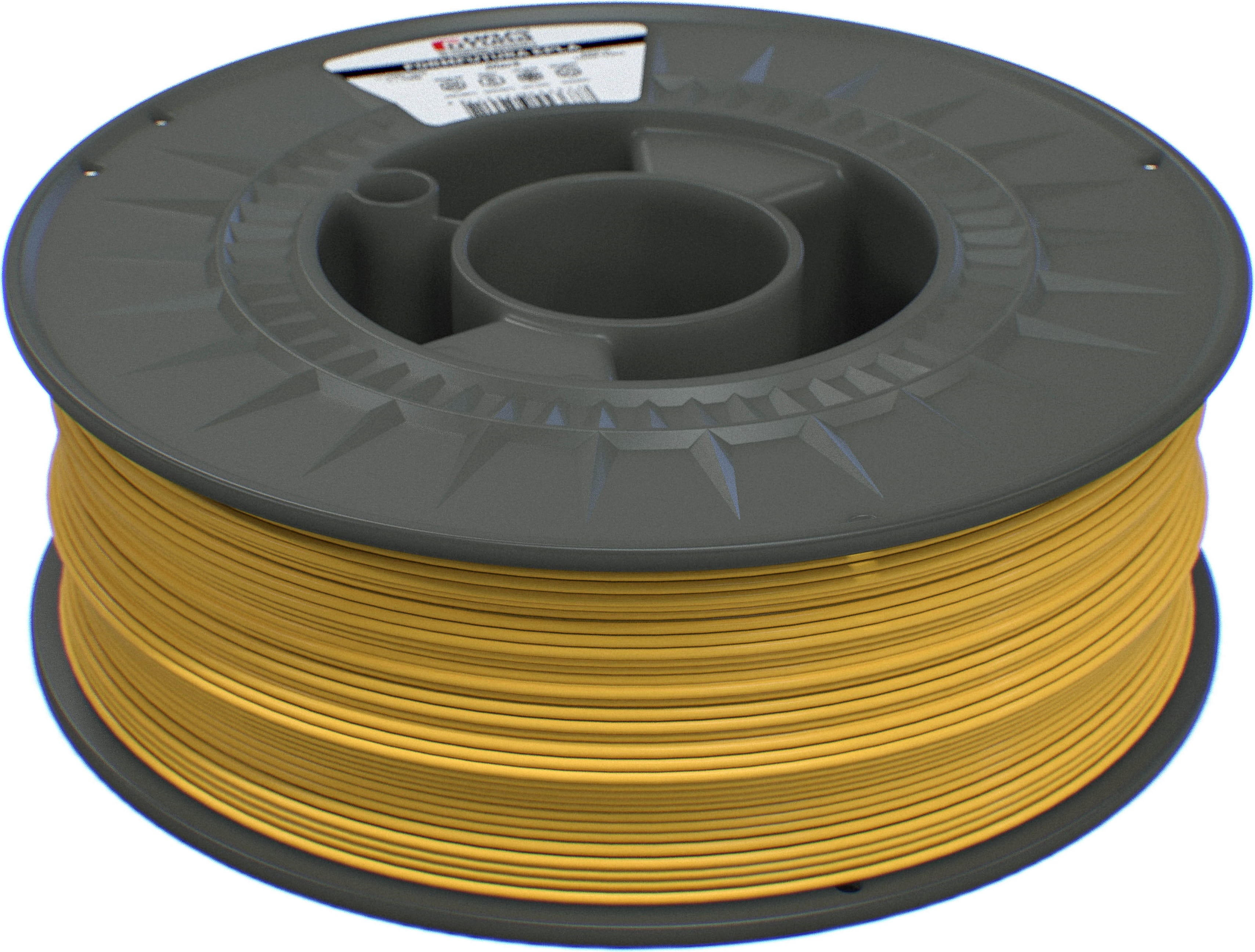 FormFutura  Bulk PLA Matt Mustard Yellow, 1,75 mm / 1000 g    Zuverlässiges PLA in Matt Mustard Yellow