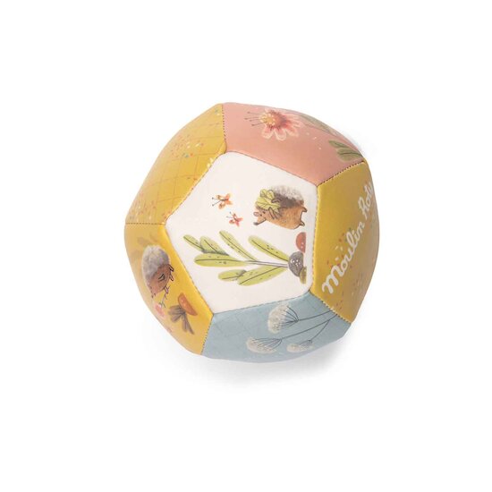 Trois petits lapins Ballon souple   10 cm   de               Moulin Roty