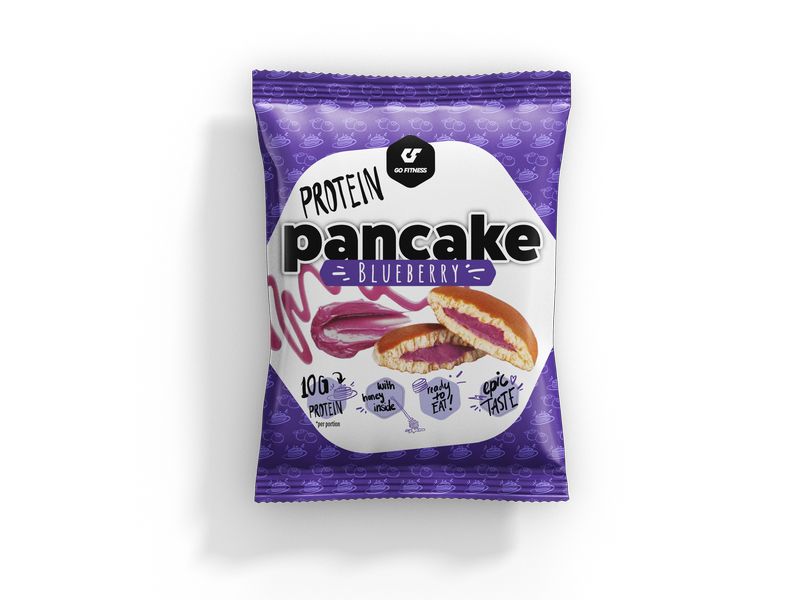 Go Fitness Nutrition Protein Pancake 1 x 50 g, Blaubeeren Protein-Pfannkuchen