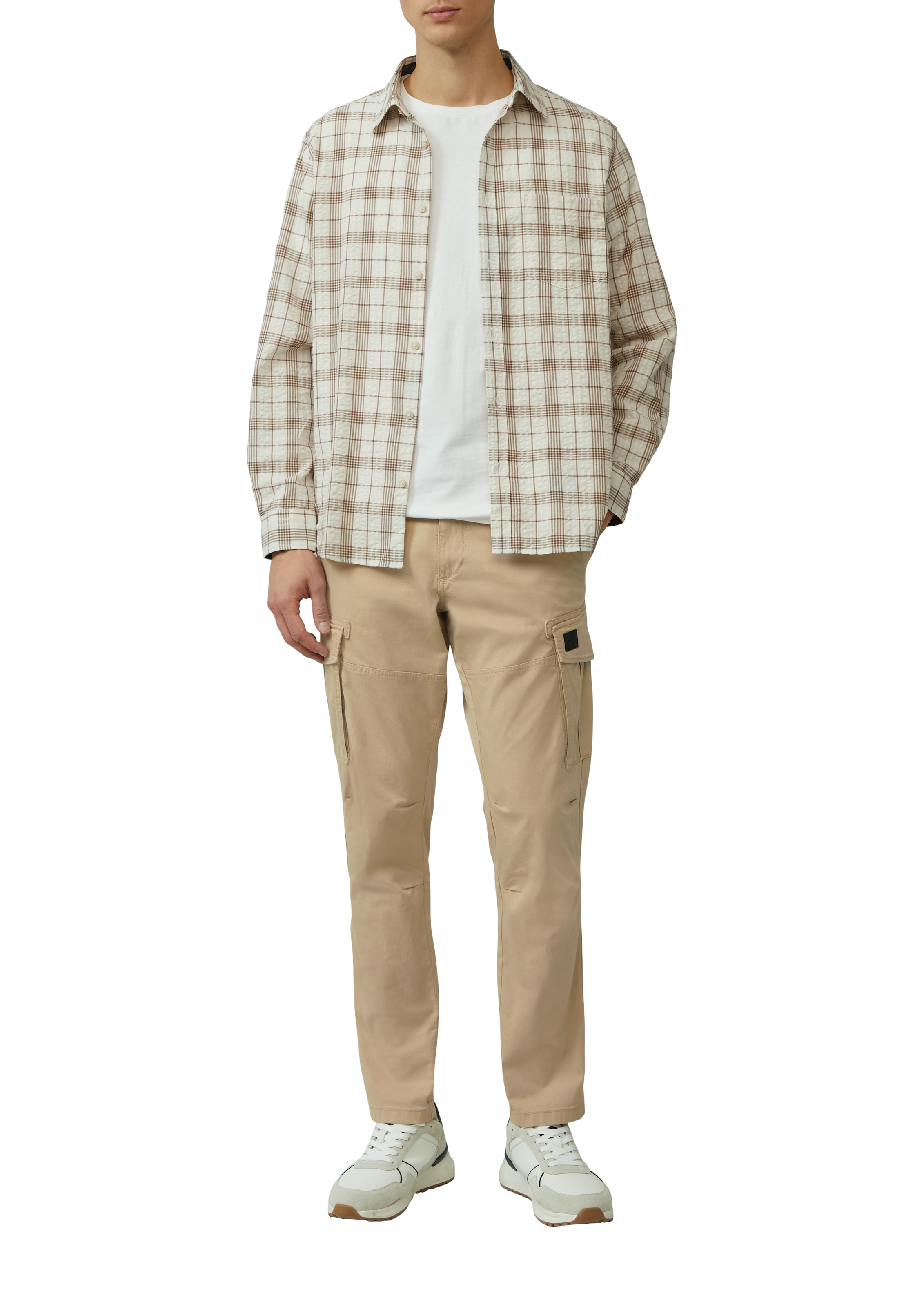 s.Oliver Cargohose  mit Garment Dye und Straight Leg