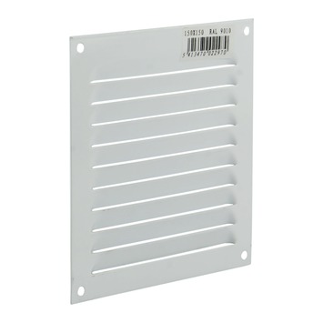 Renson Ventilatierooster Opbouw Aluminium Wit 150 x 150 mm