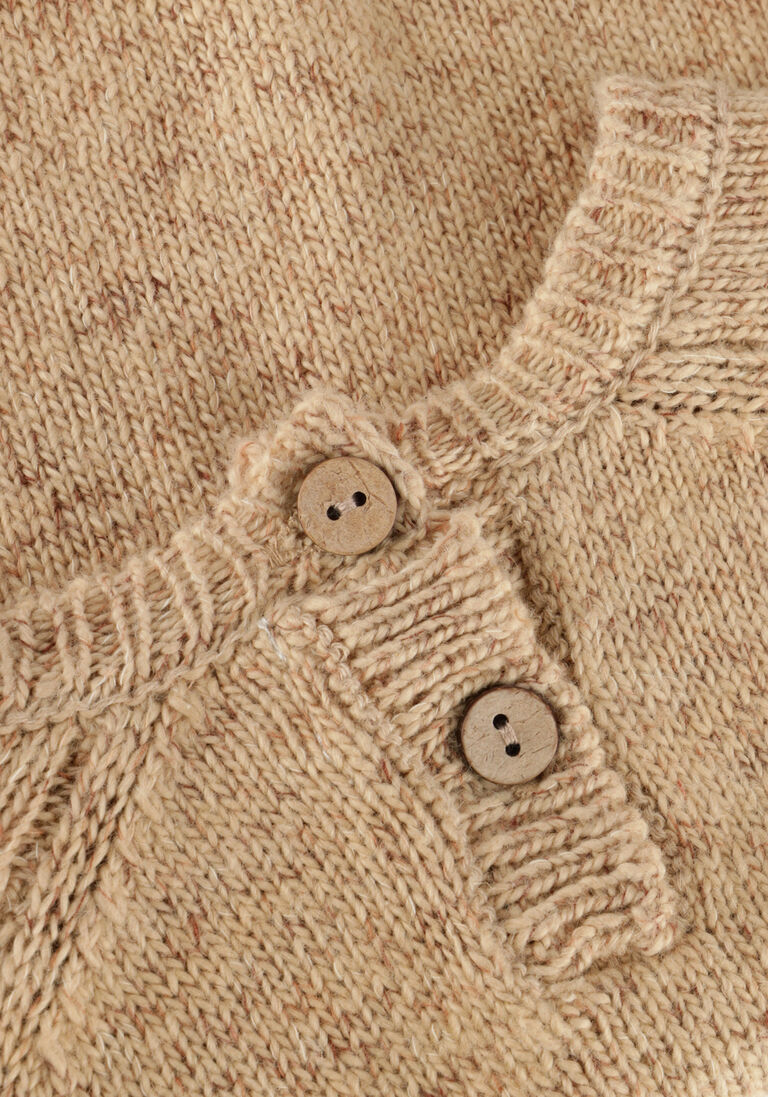 QUINCY MAE beige quincy mae  speckled knit sweater
