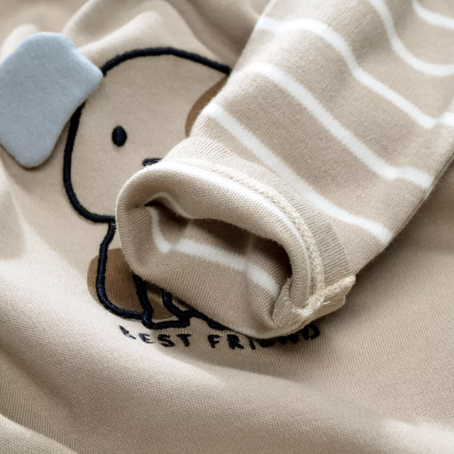 STACCATO Strampler+Shirt taupe