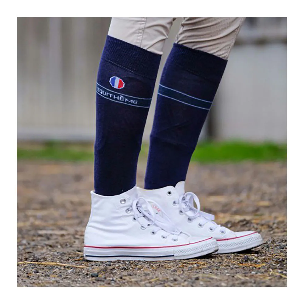 Equitheme AXEL - Chaussettes marine