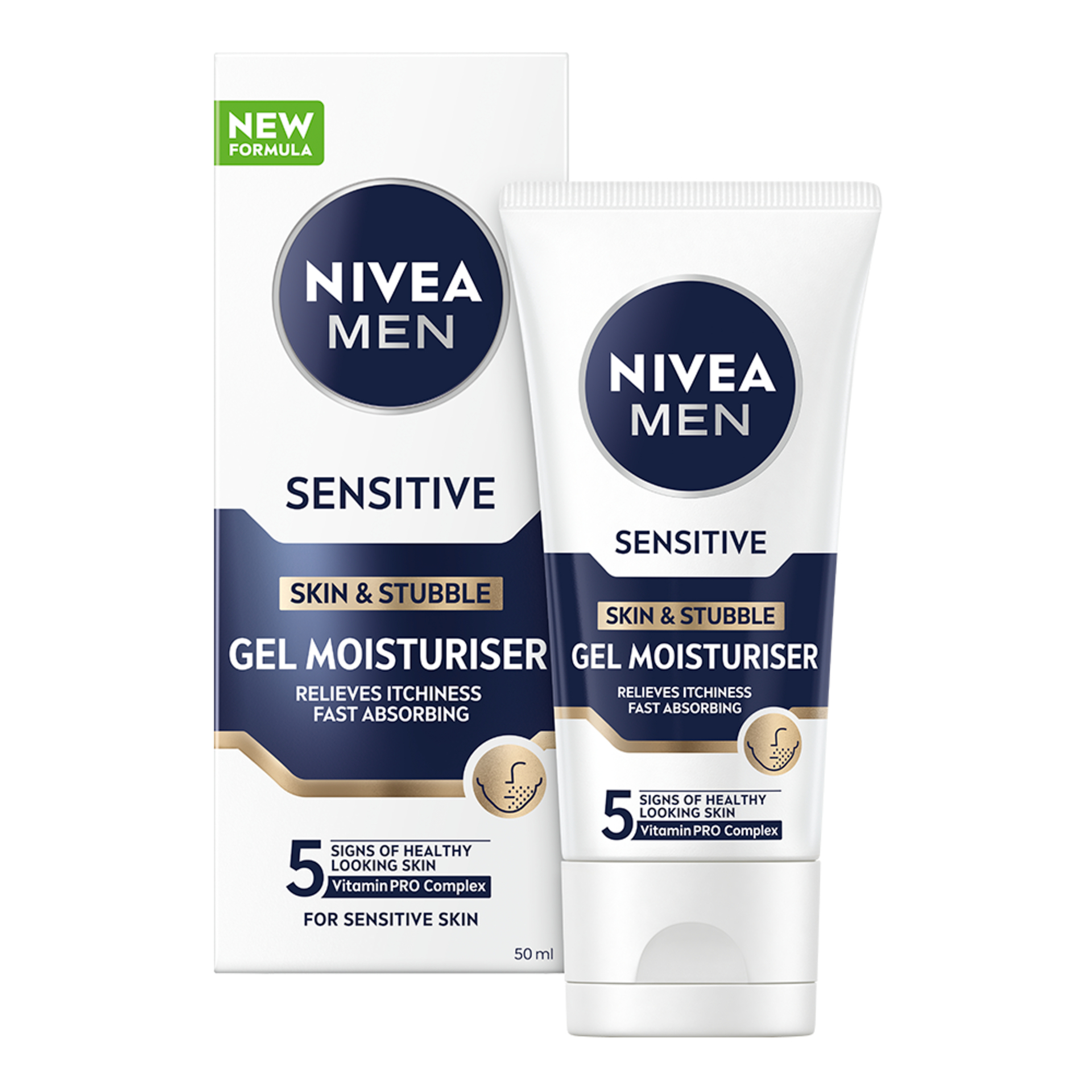 NIVEA Men Sensitive Skin & Stubble Face Gel 50ml