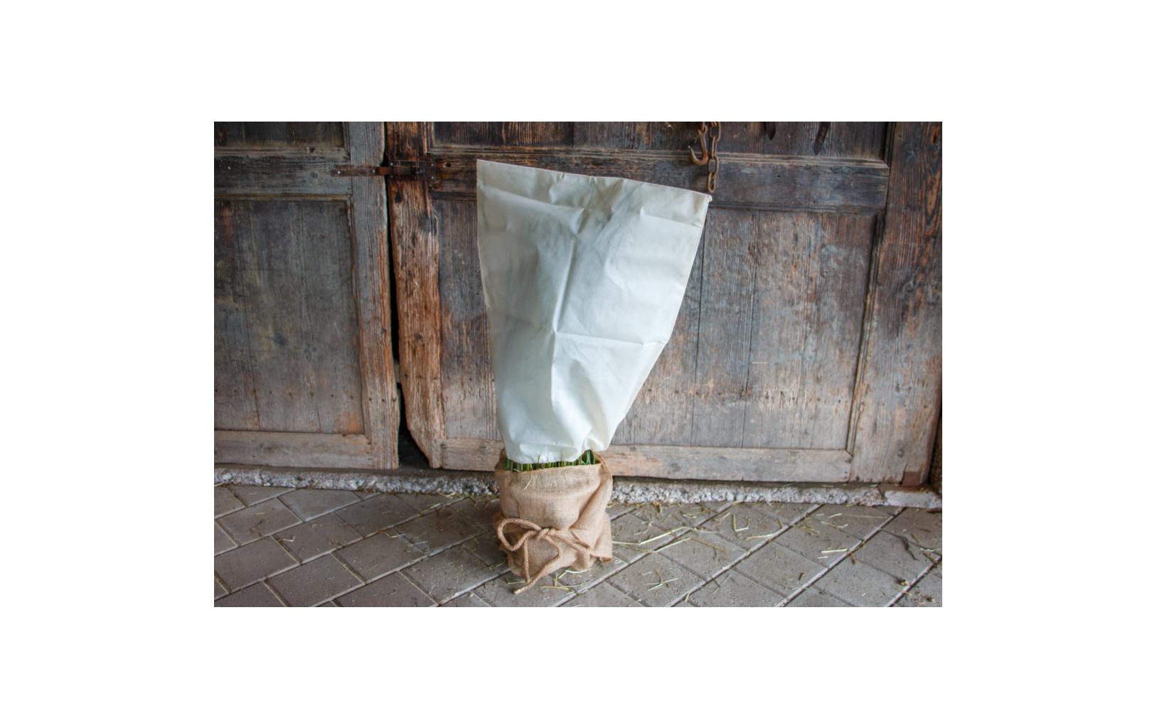 Winterschutz aus Jute natur, 230 g/m² 150 x 38 cmWinterschutz aus Jute Natur