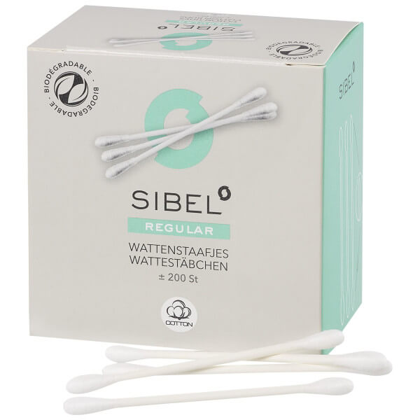 Boite de 200 cotons-tiges classiques Sibel