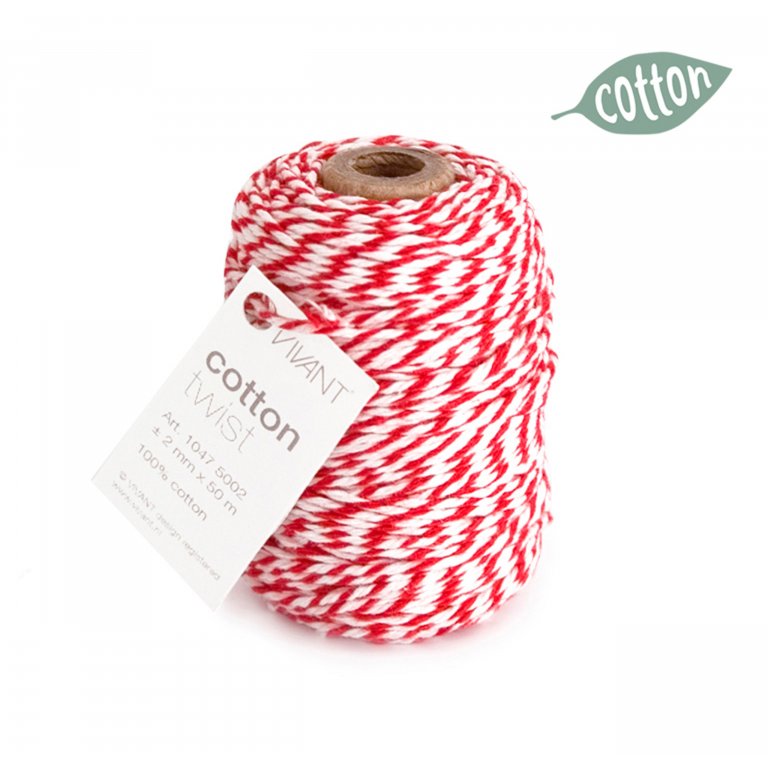 Cotton Twist Baumwollschnur, zweifarbig