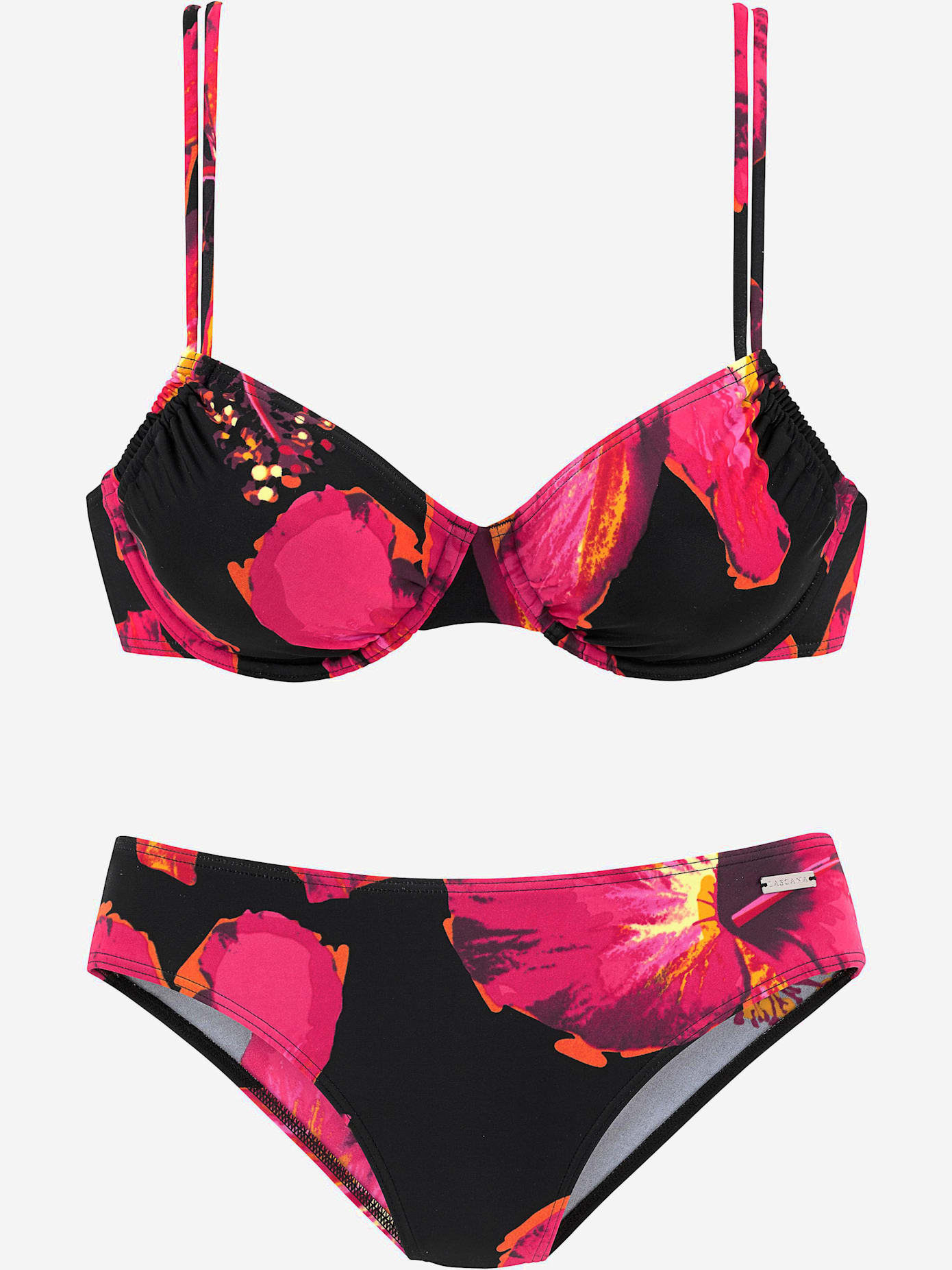 Maillot de bain à armatures imprimé floral