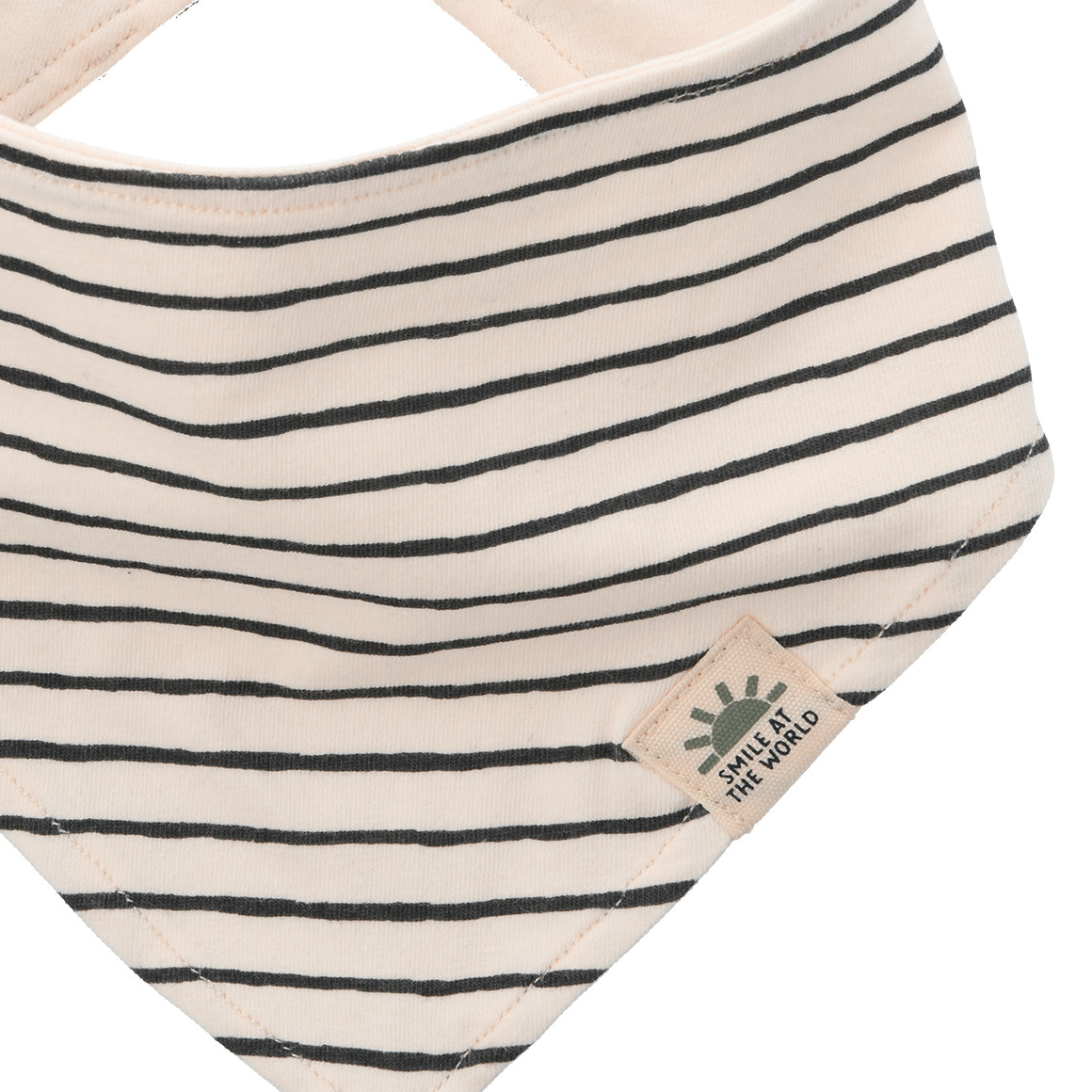 Topomini Baby Bandana mit Streifen cremeweiss