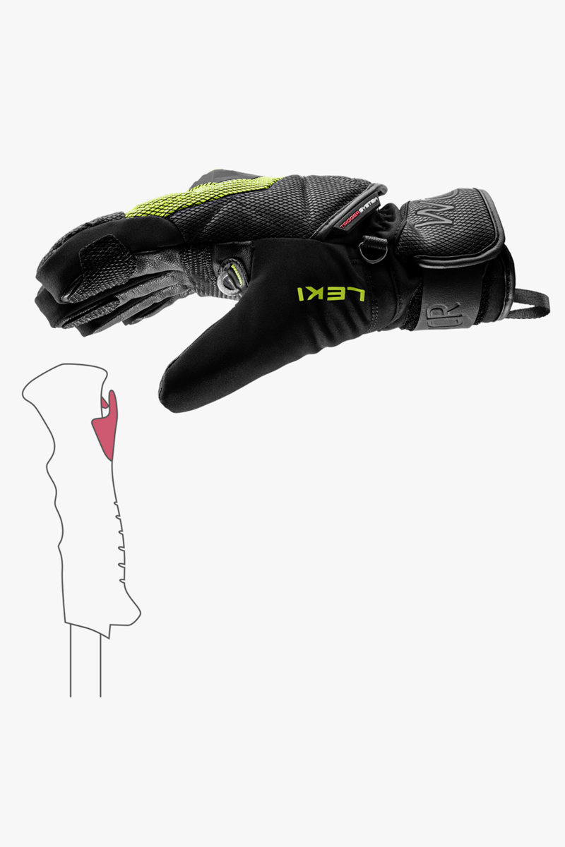 LEKI WCR Coach 3D Kinder Skihandschuh
