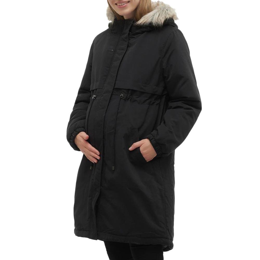 Mamalicious Parka Noire Femme Mamalicious Jessi