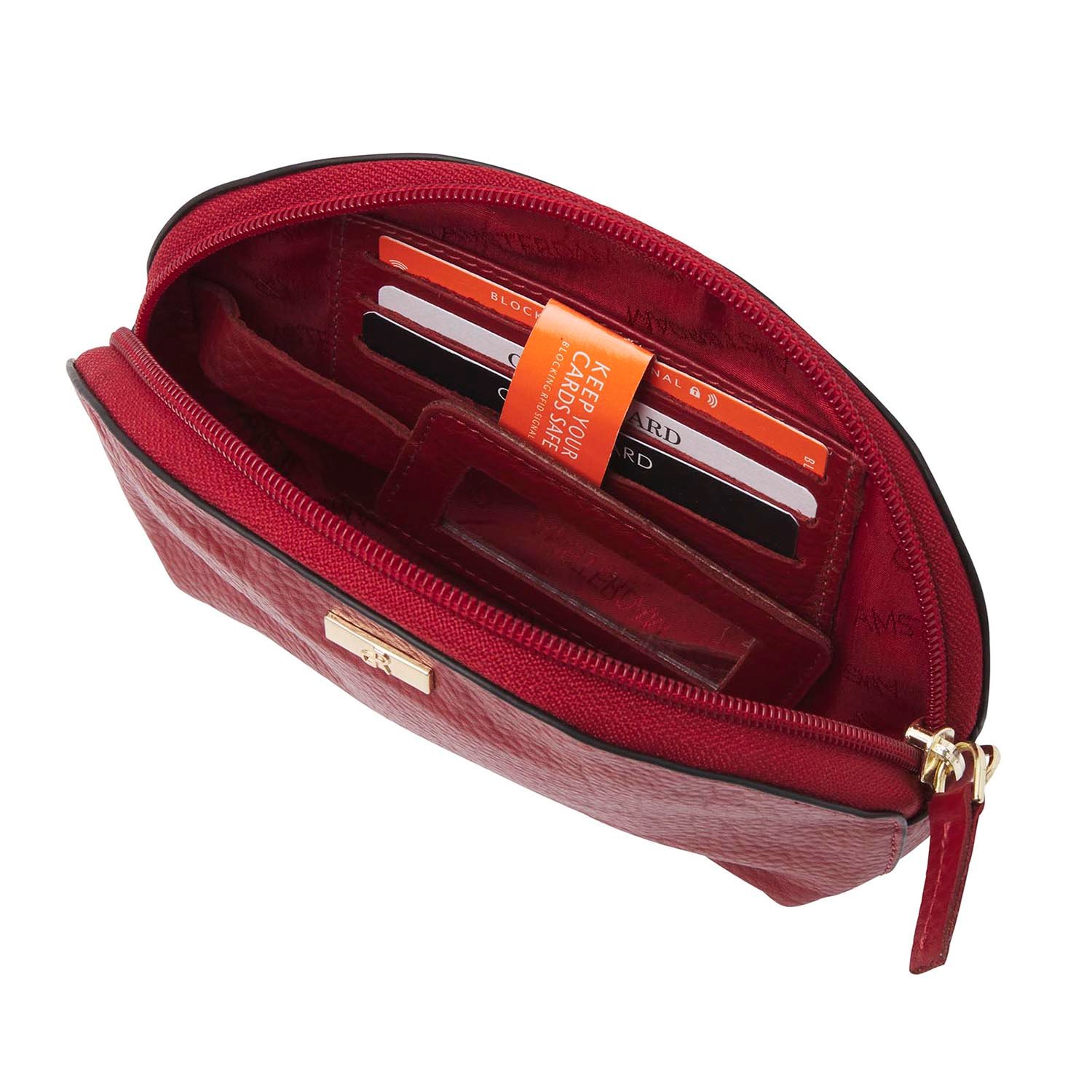 dR Amsterdam Vanguard Make-Up Bag tango red