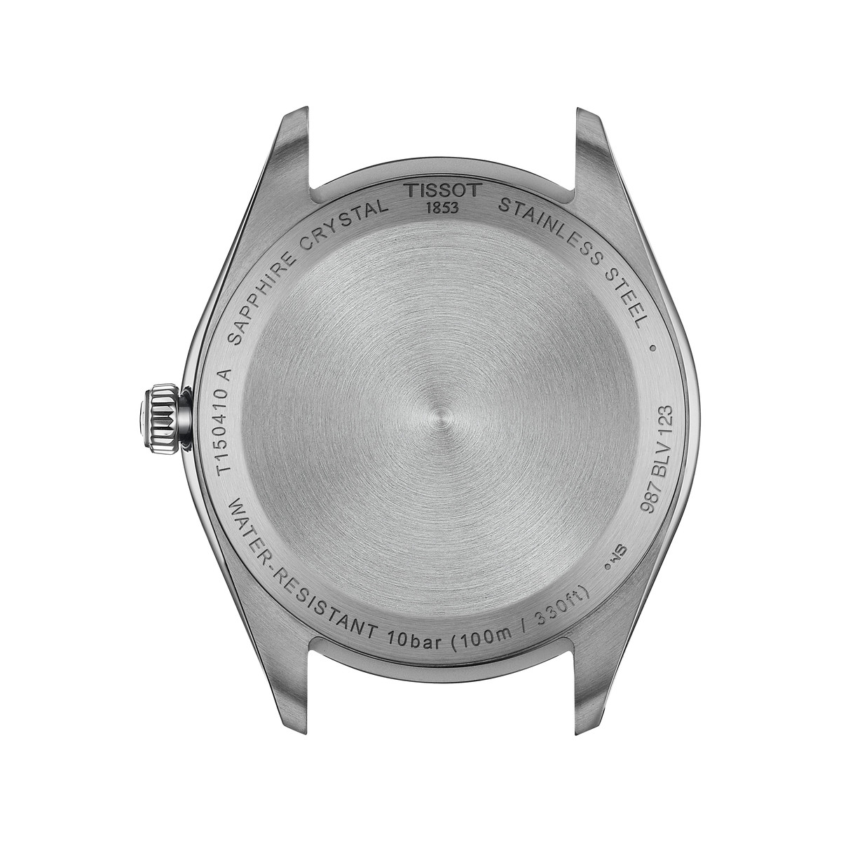 Montre TISSOT T-classic homme bracelet cuir brun