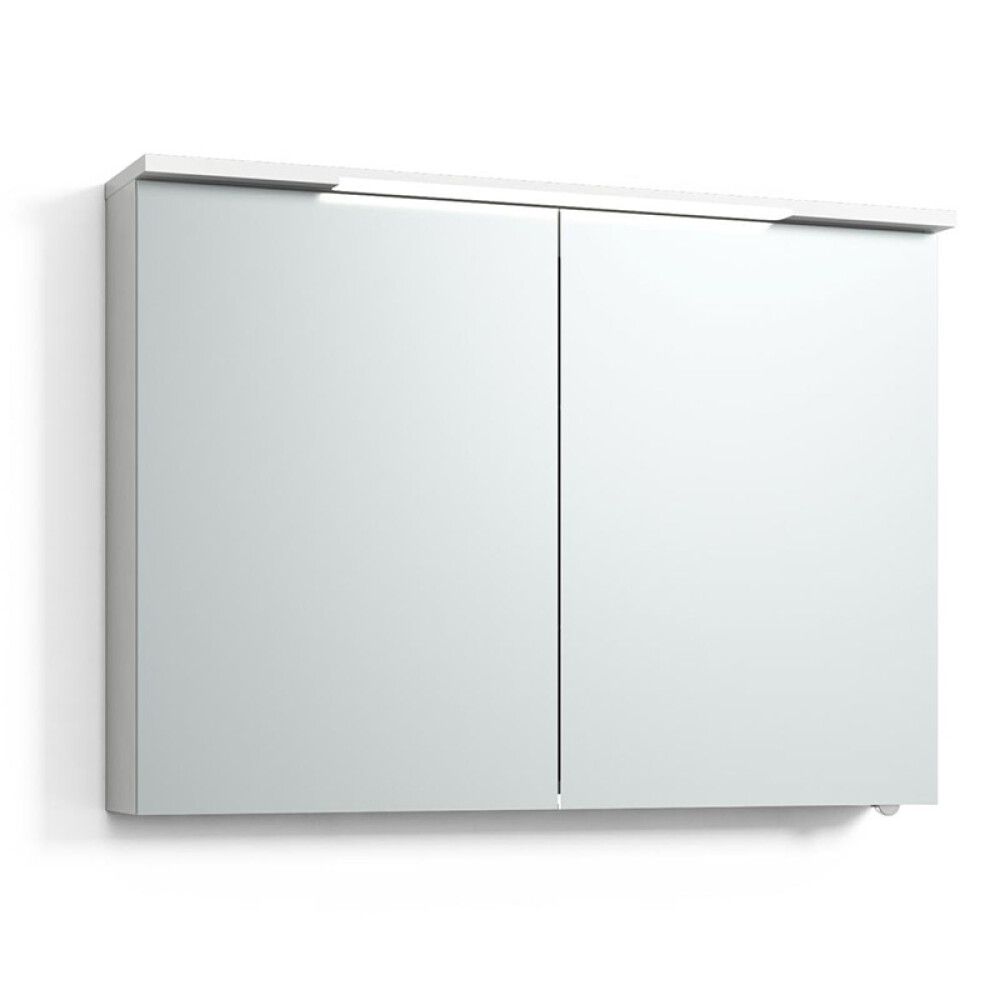 SPEILSKAP SVEDBERGS SKURU LED JFB 100CM HVIT