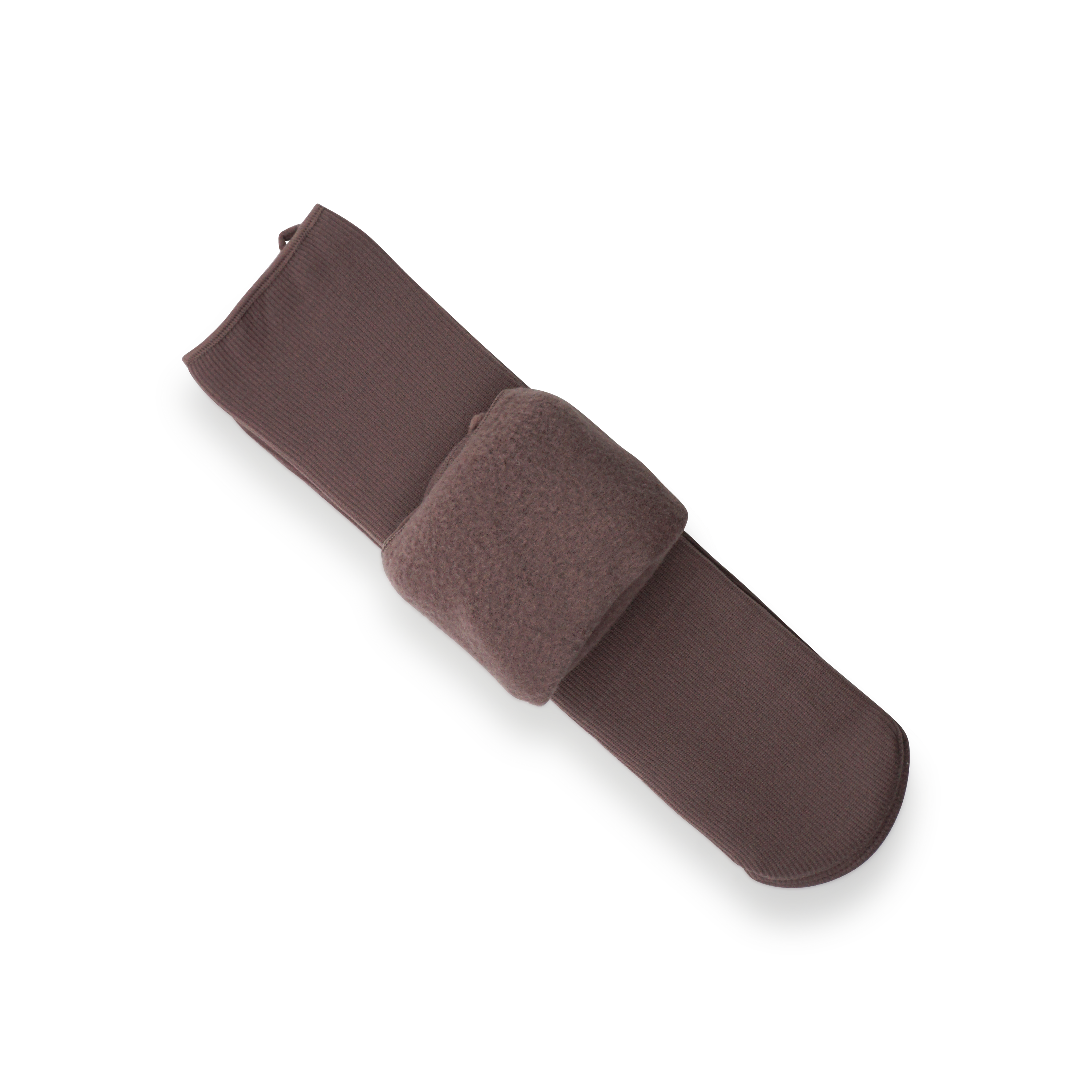 (4 Paar) Warme Socken Winter Damen Füsslinge Plüsch gefüttert (One Size) - Braun
