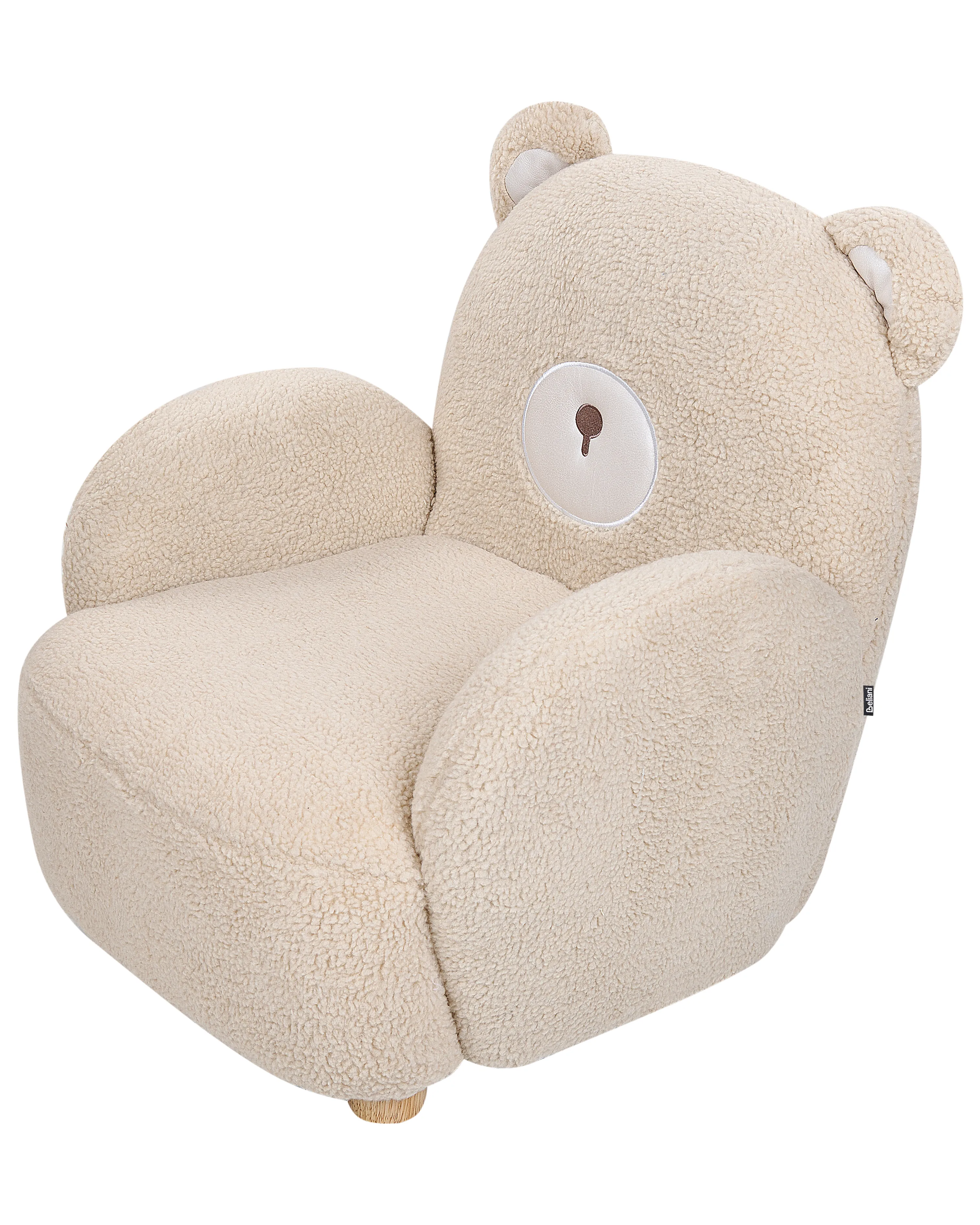Kinderfauteuil Teddybeer BOO Bouclé Beige