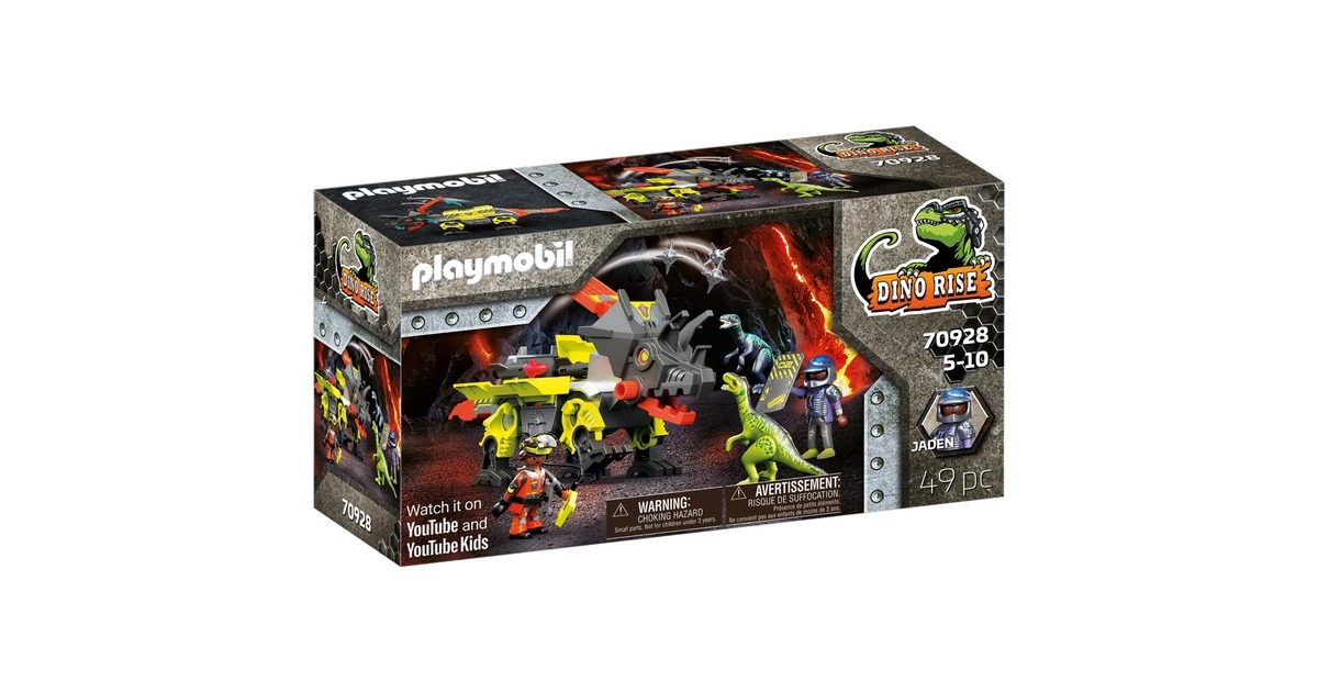 PLAYMOBILDino Rise - Robo-Dino vechtmachine Constructiespeelgoed  (70928)