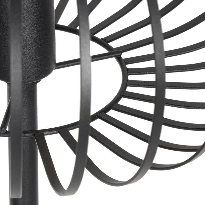 Design vloerlamp zwart draad - Johanna