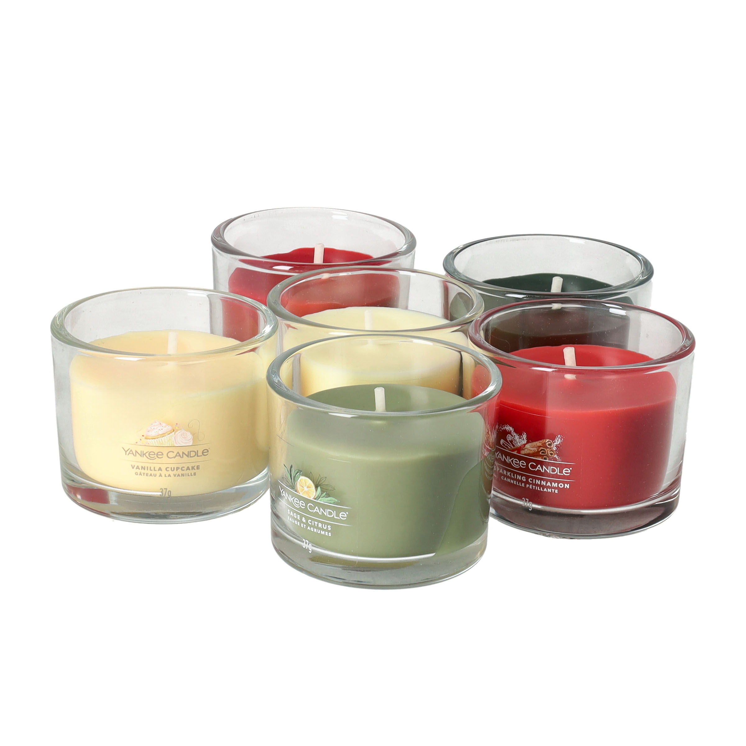(6er Set) Duftkerze Original Glasvotivkerzen Geschenkset mit 6 Düften (10.26526.053E) - Aprés Ski