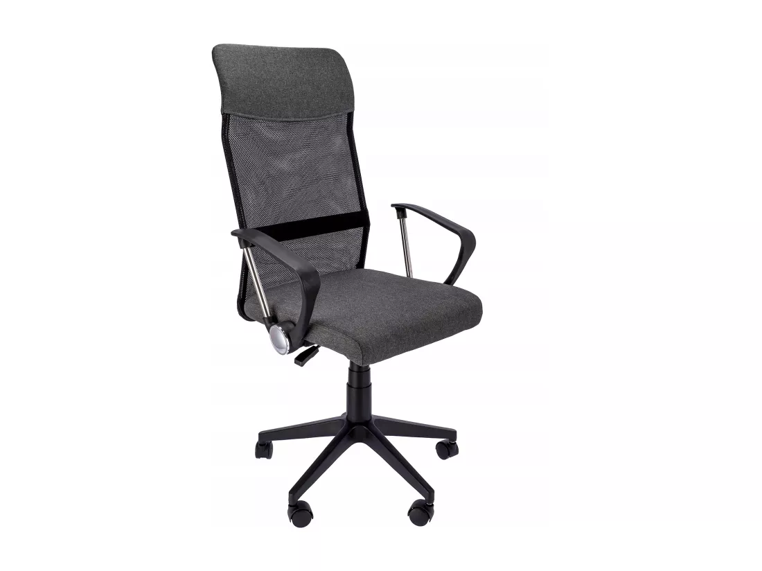 ZOOM fauteuil tissu gris foncé