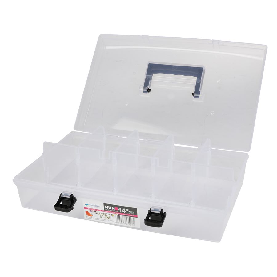 Uni-Sortierbox 36x8,5x23,8cm Transparent