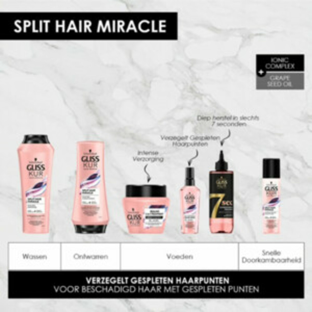 6x Gliss Split End Shampoo 250 ml