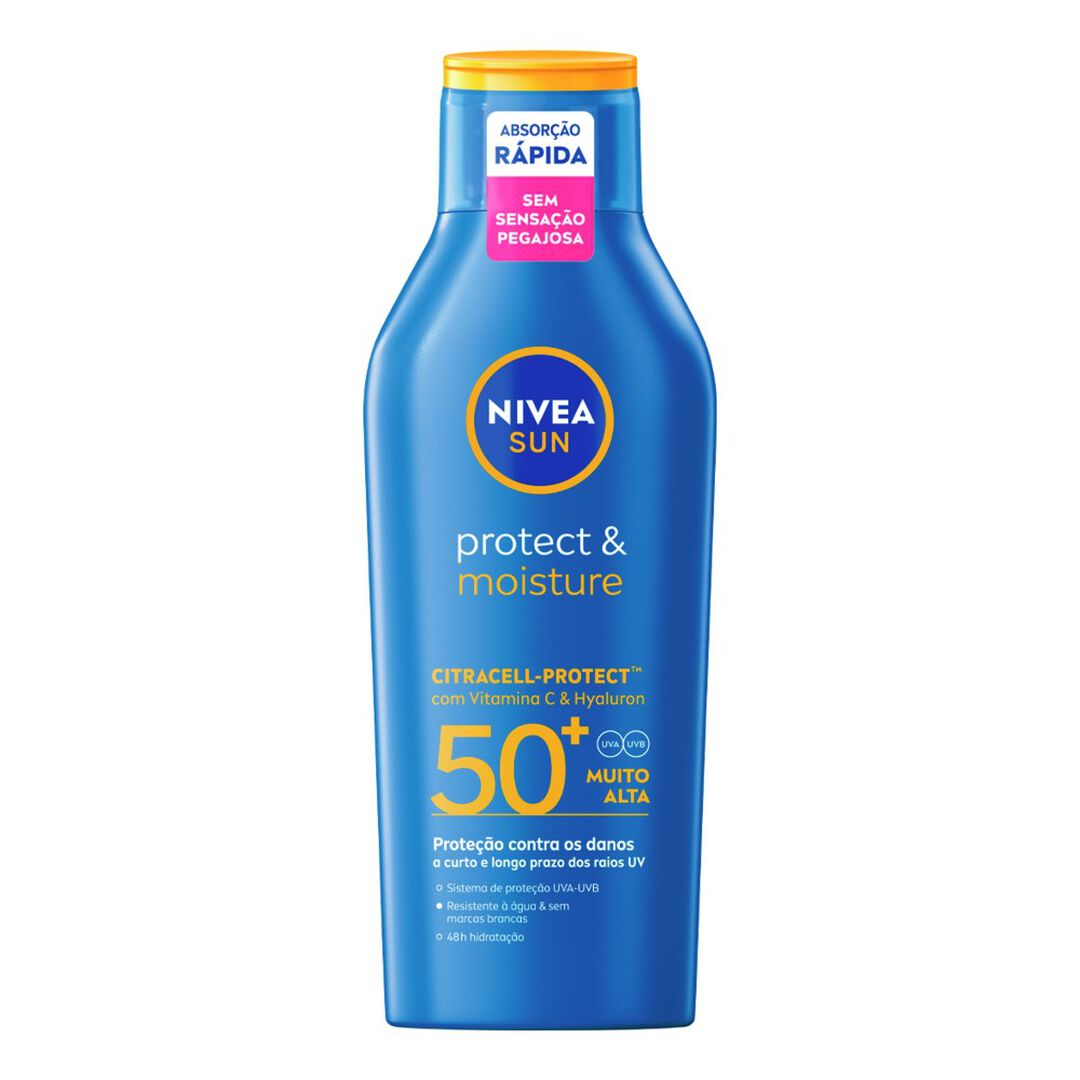 NIVEA  Nive Sun - Loção Protect & Moisture FP50+ - 400ml