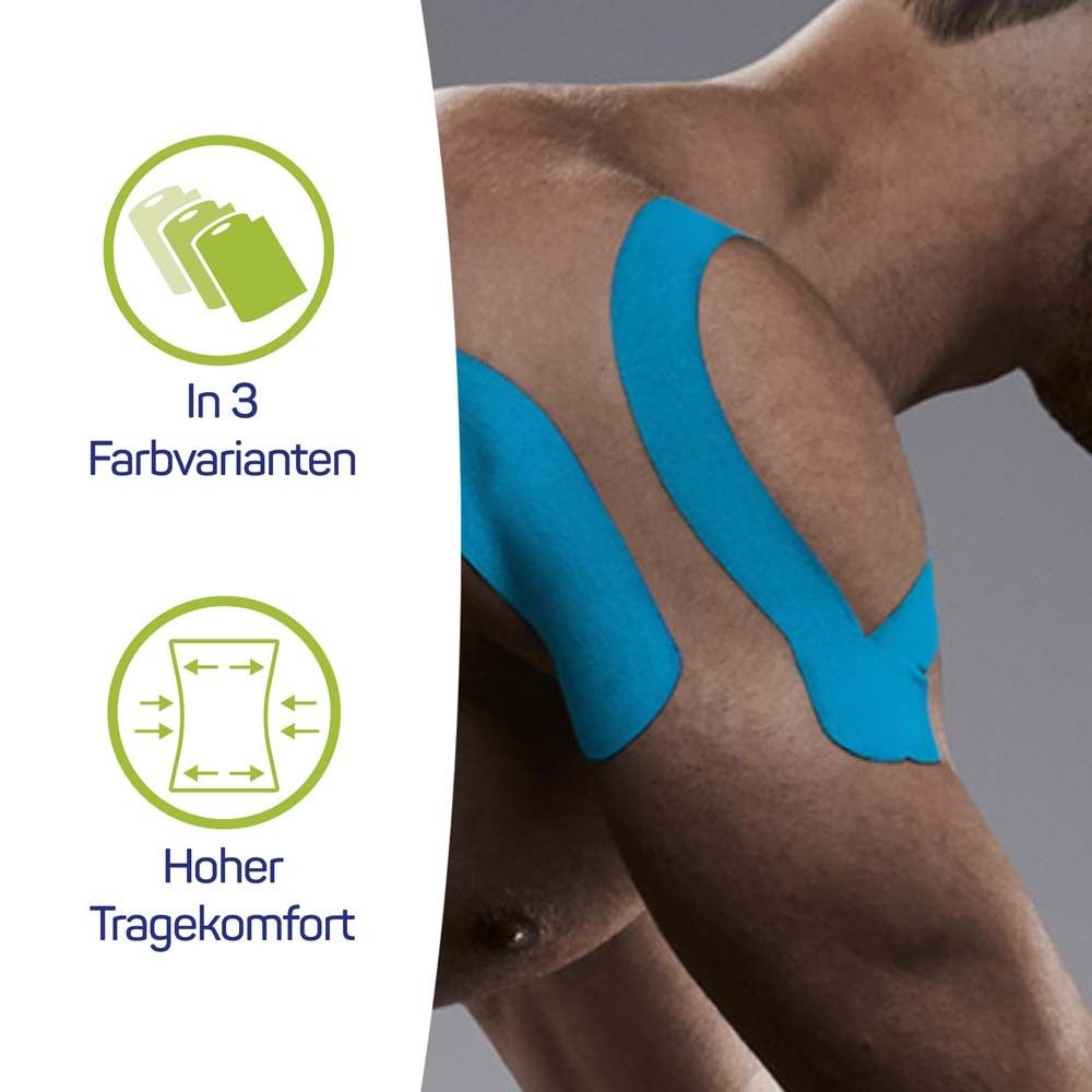 DermaPlast® ACTIVE Kinesiologie Tape blau