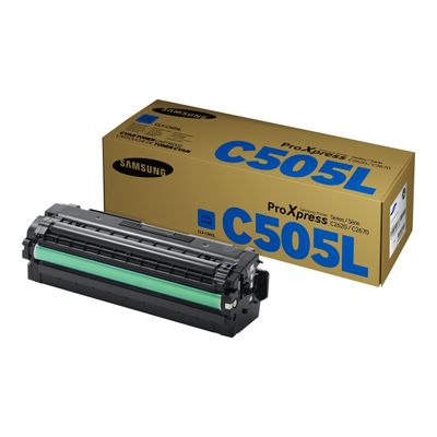 Samsung CLT-505L - cyan - cartouche laser d'origine