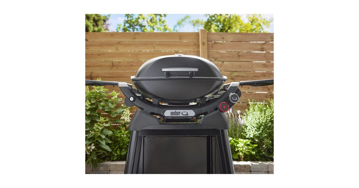 WeberQ 2800N+ gasbarbecue met onderstel  (Zwart, 2 Branders | Propaan/butaan)