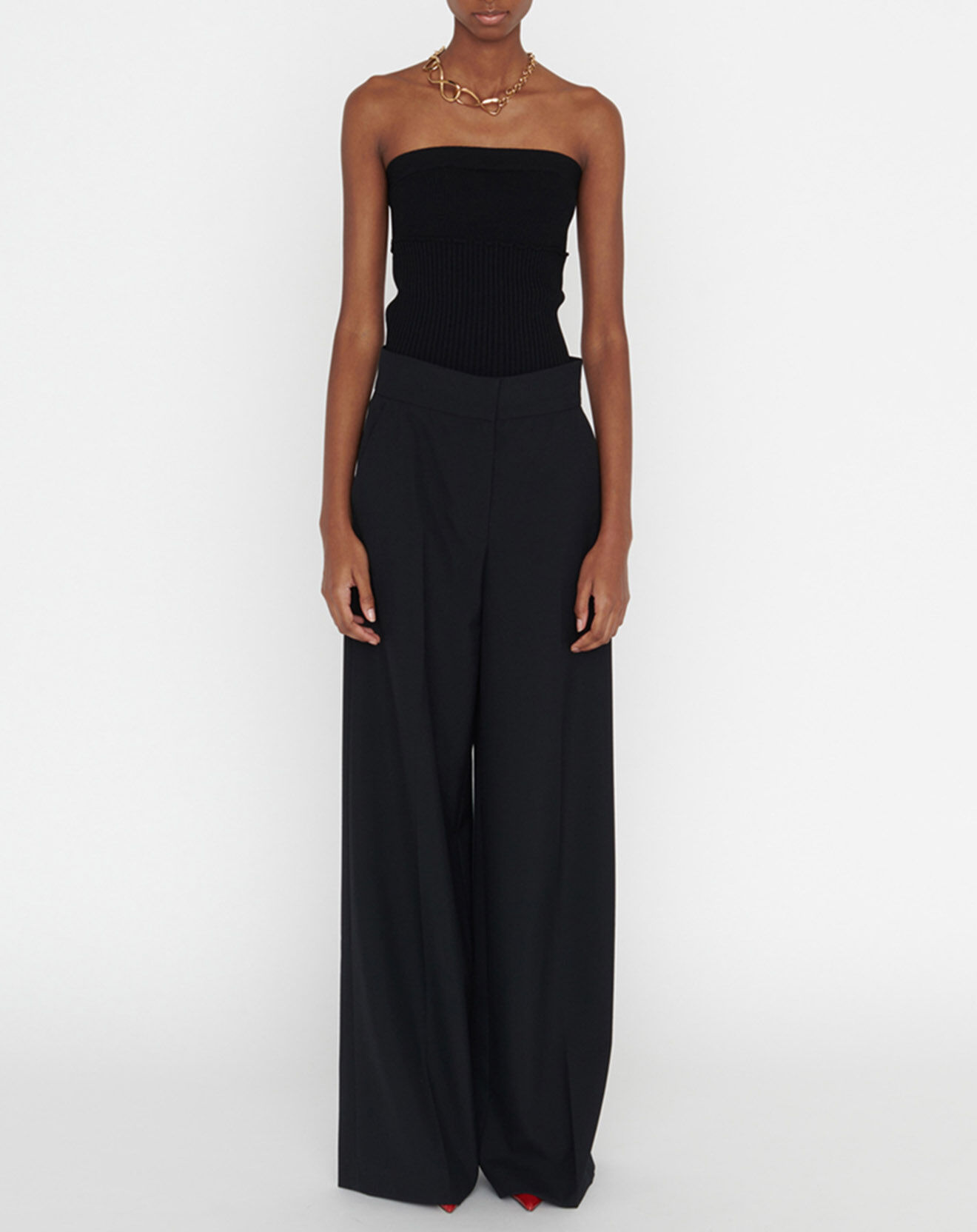 Zapa Pantalon en Laine mélangée Prunae noir