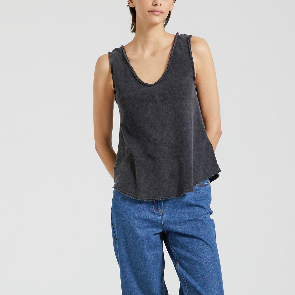 AMERICAN VINTAGE<br>Camisa regata sem mangas com gola redonda Sonoma