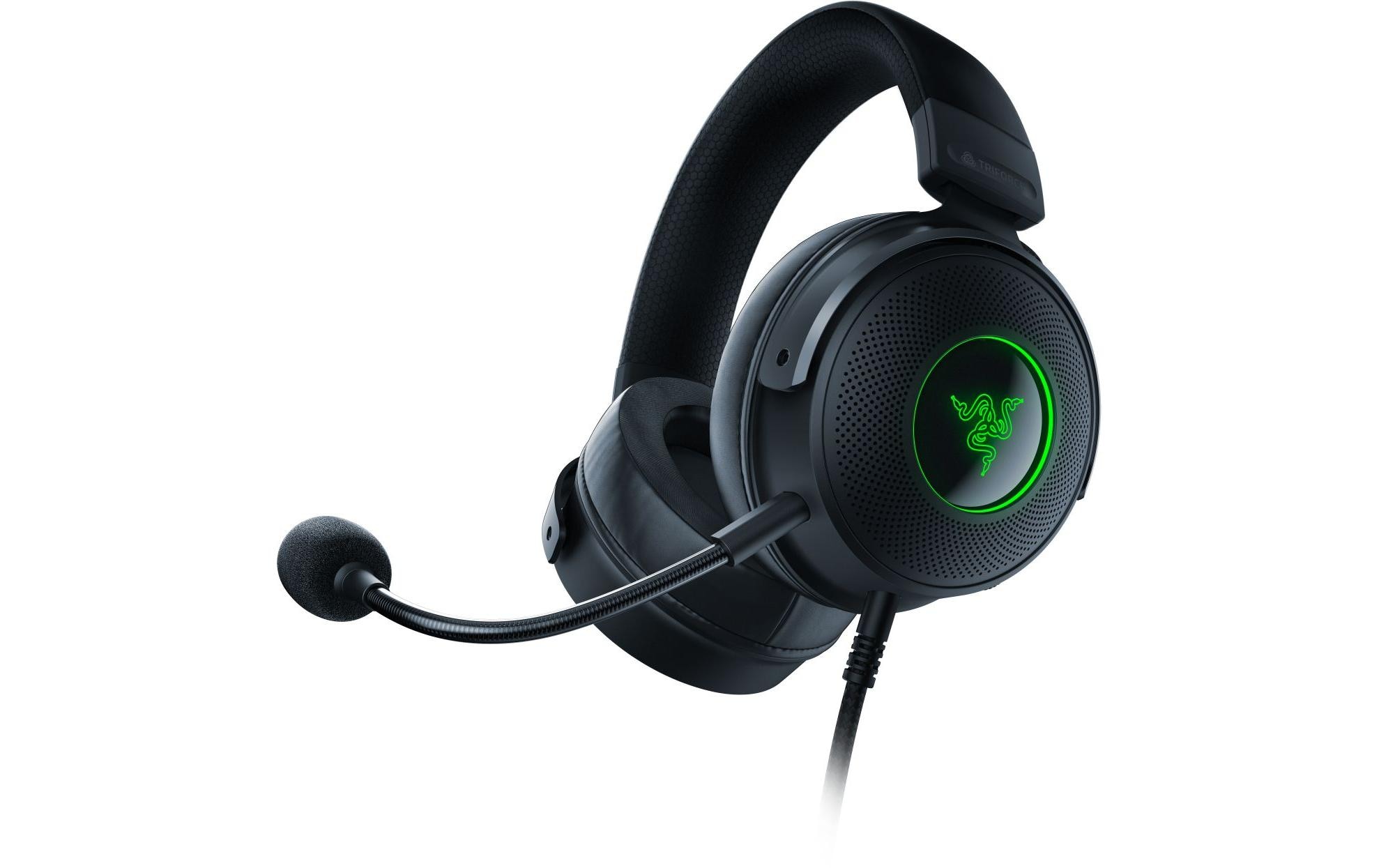 Headset Kraken V3 SchwarzKabelgebundenes Over-Ear Gaming Headset mit RGB-Beleuchtung