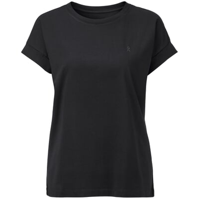 Damen-Baumwollshirt, Schwarz