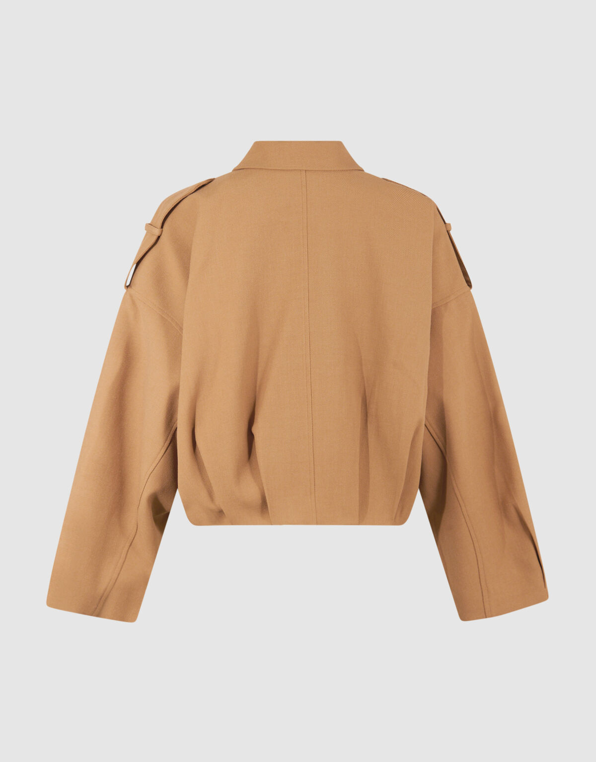 Oversized Bomber Jack Camel By Lonneke