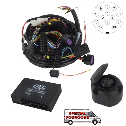Faisceau attelage MULTIPLEXE Fourgon Ducato X250 2006 à 2011