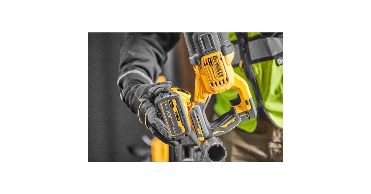 DEWALTAccu Reciprozaag DCS386NT-XJ (18V)  (Geel/zwart, zonder batterij en lader, in TSTAK Box VI)