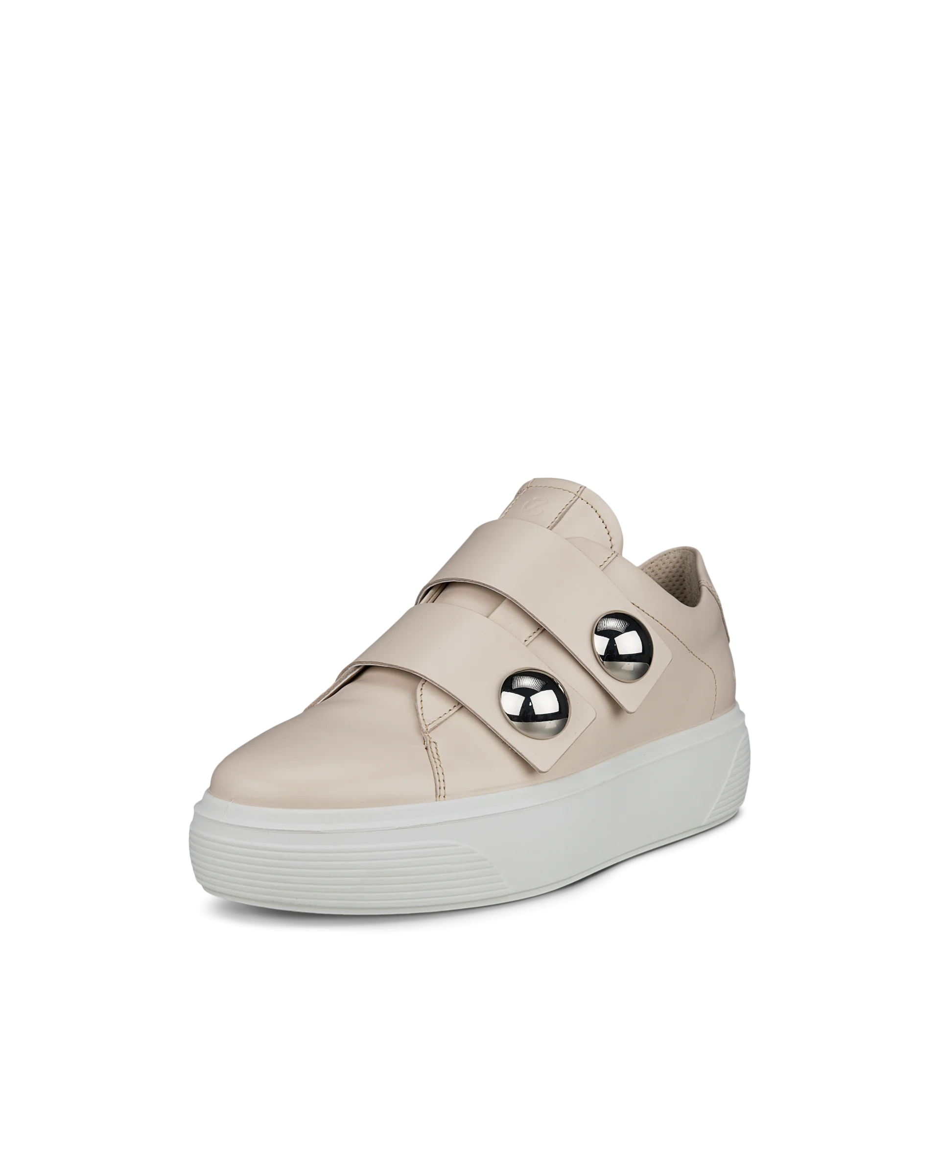ECCO STREET PLATFORM W Damen Ledersneaker Beige
