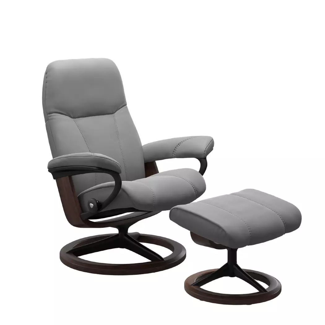 Sessel mit Hocker Consul Signature