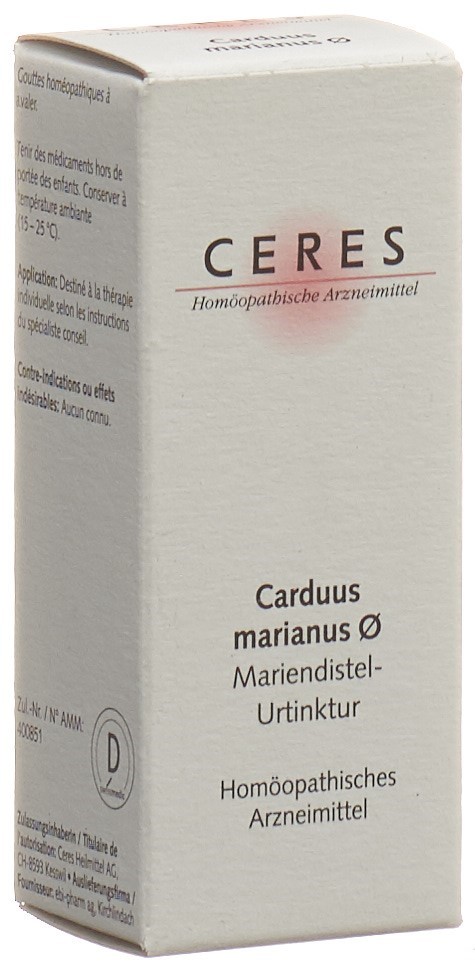 CERES Carduus marianus<br>20 ml, Flasche, Urtinktur
