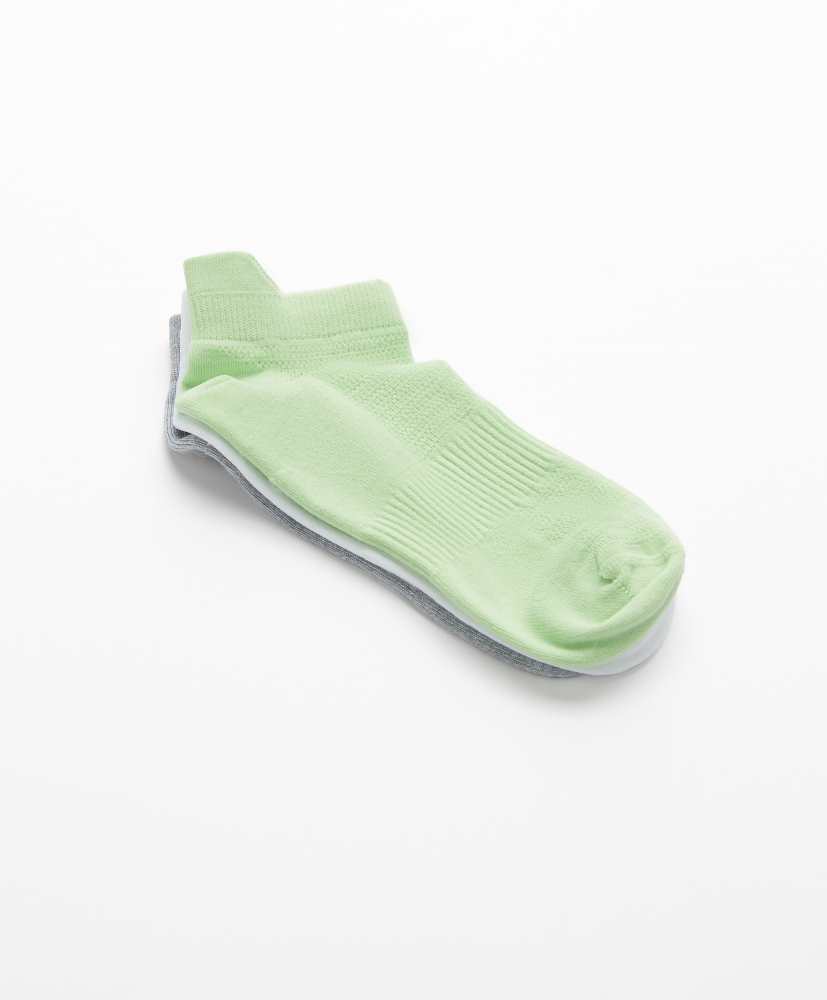 3 pares de meias esportivas de poliamida para tênis