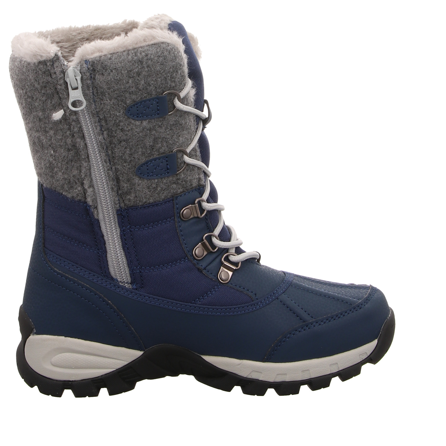 Lackner Stiefelette blau