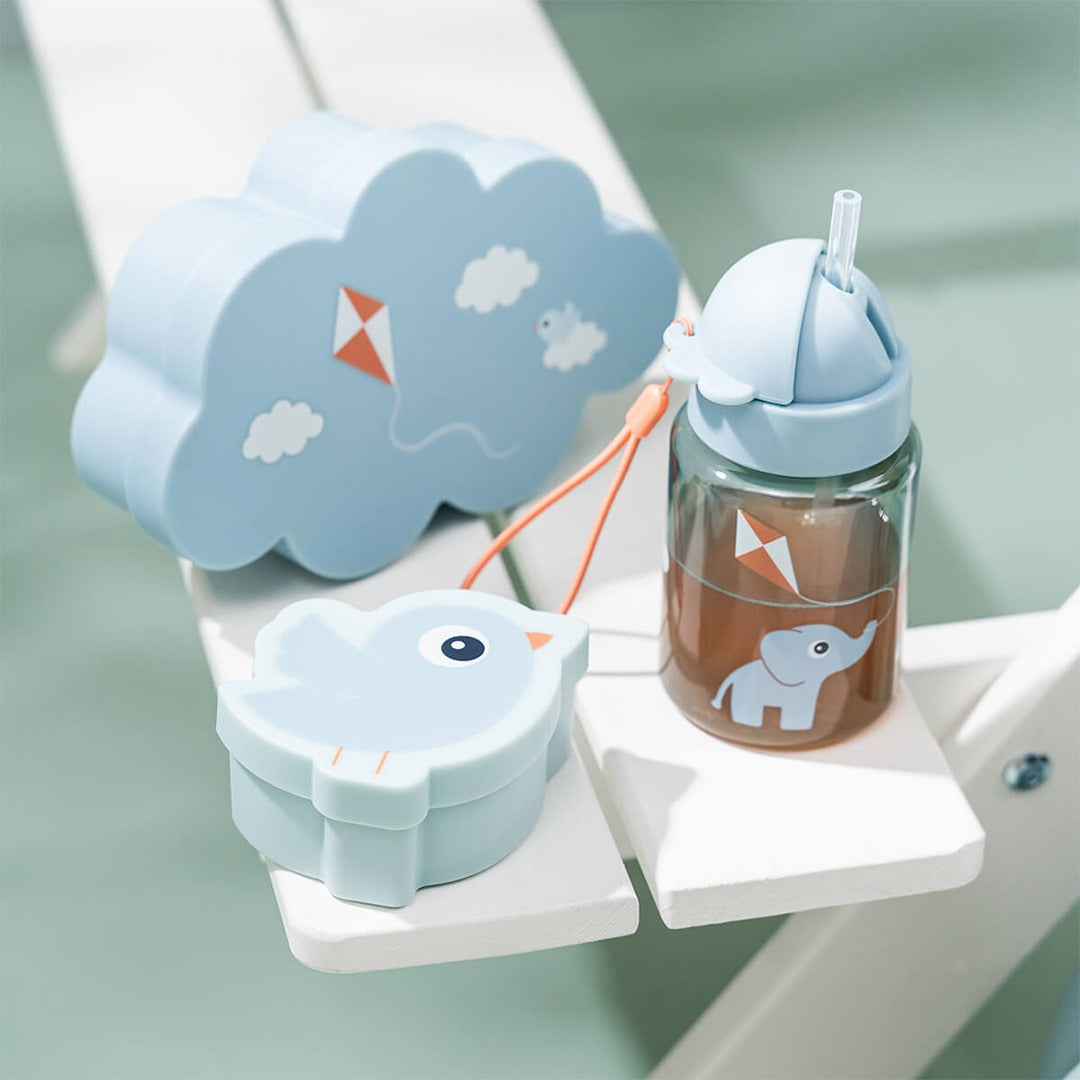 Done by deer lunchbox set met drinkfles - blue