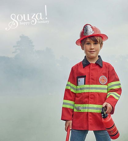 Souza Udklædning - Brandmand - R?d