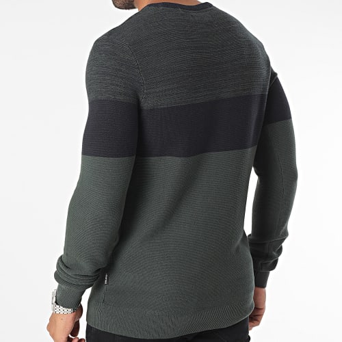 Pull 20715858 Vert Bleu Marine