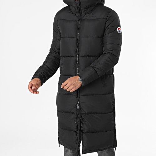 Doudoune Longue Capuche Diego Noir
